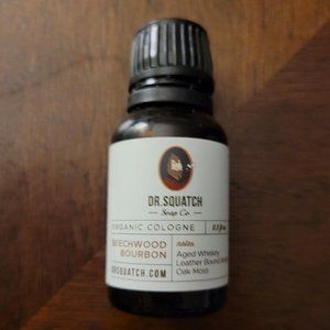 *SOLD* Dr Squatch Beechwood Bourbon Organic Cologne All Natural 100% Full